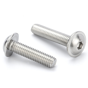M8x1.25 ISO 7380 2 Stainless Steel 304 Flanged Allen Bolts Hex Socket Head Flange Button Head <b>Screw</b> with Collar - Product Image 6
