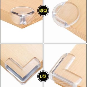 Child Proof Corner Protectors Plastic Thickened Spherical Covers For Furniture Tables Chairs Cabinets Range Hoods - Product Image 3