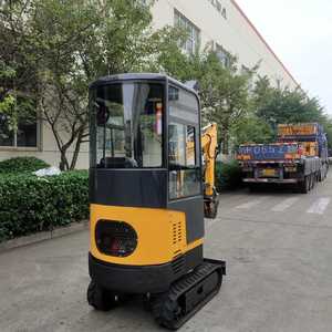 無料配送TOHOミニショベル1.2トンパワフルエンジンコンパクトトラッキングマシン家庭用ガーデンファーム1.2トン容量 - Product Image 5