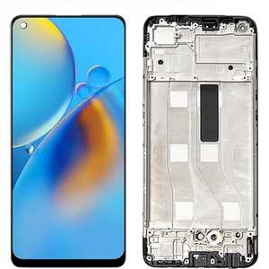 Écran LCD complet et cadre tactile pour Oppo A74 4G Noir OLED - Product Image 1