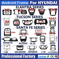 Cadre de tableau de bord pour autoradio Android, compatible HYUNDAI ELANTRA TUCSON SANTA FE, pour écran de voiture, vente en gros