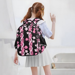 Hawaii Print Waterproof Student Backpack Kids Zipper <b>School</b> Bag Durable Lightweight <b>Book</b> Bags Fashion Design - Product Image 4