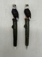 Stylo en résine à thème animal, Aigle, Tête de Lys, Ours noir, Nouveau modèle Lys cool