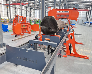 Scierie hydraulique diesel ou électrique, scierie portative d'occasion, scie à ruban portative - Product Image 2