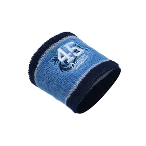 Logo Printed Sport Terry Sweat Absorbent Band Sweatband Cheap Basketball Mix Colors
