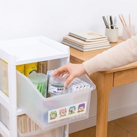 Étagère de rangement multifonctionnelle moderne en plastique PP BNBS, 2 à 4 niveaux, brillante, avec roulettes, pour bureau, sol, chariot mobile pour articles divers
