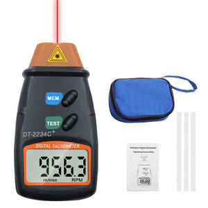 DT2234C + हाथ में गैर संपर्क लेजर फोटो टैकोमीटर आरपीएम Tach डिजिटल लेजर टैकोमीटर स्पीडोमीटर गति माप गेज - Product Image 3