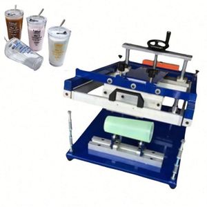Industrial Grade Cylindrical Glass Bottle Silk Screen Printer Manual Cylinder Silk Screen <b>Printing</b> <b>Machines</b> - Product Image 6