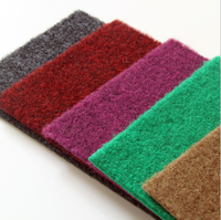 Vente d'usine tissu imperméable non-tissé polyester noir tapis de voiture rouleau de tapis automatique