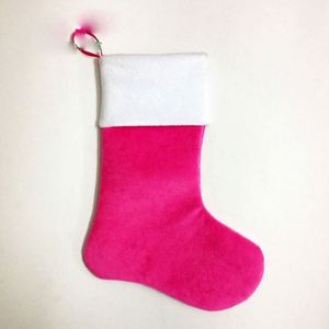 Calcetín de algodón personalizado para Navidad, calcetín de regalo colgante para dulces, decoraciones festivas navideñas - Product Image 5