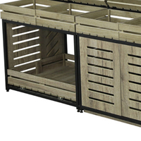 Nieuwe Aankomst Enkele Side Supermarkt Rack Houten Display Planken Supermarkt Groente En Fruit Plank