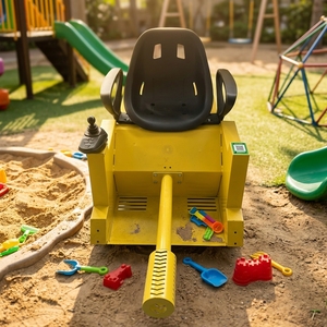 Mini-chargeuse-<span class=keywords><strong>pelleteuse</strong></span> électrique Leduole LT-2 pour enfants, construction en fibre de verre, fabriquée en Chine - Product Image 6