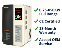 Variateurs de fréquence (VFD) 45kW 55kW 75kW 90kW 110kW 132kW 160kW 185kW 200kW 220kW pour machines industrielles, pompes, ventilateurs, convoyeurs, compresseurs