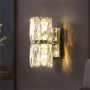 Nouvel arrivage d'appliques murales modernes de luxe en cristal à LED pour le salon et le restaurant. - Product Image 4