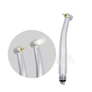 Pieza de mano de turbina LED dental con generador electrónico 5 LED Pieza de mano dental de alta velocidad Botón pulsador sin sombras Cojinete de cerámica - Product Image 1