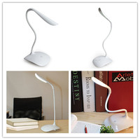 Lampe de bureau LED moderne à col de cygne flexible, rechargeable par USB, sans fil, à commande tactile, pour la lecture et la protection des yeux, idéale pour la chambre d'étudiant