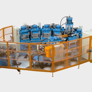 Máquina de moldeo por inyección automática de suelas de caucho de 6 estaciones para suelas de caucho - Product Image 4