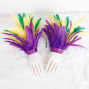 Disfraz de Halloween, Pulseras de Plumas para Cosplay, Color Personalizado, Cómodas Pulseras Ajustables para Mujer, Talla Personalizada, Conjunto de Disfraz para Cosplay - Product Image 1