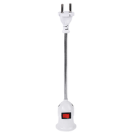 Led Socket E14 to E27 Plastic IP20 Lamp Holder Adapter with Mount Lighting Accessories
