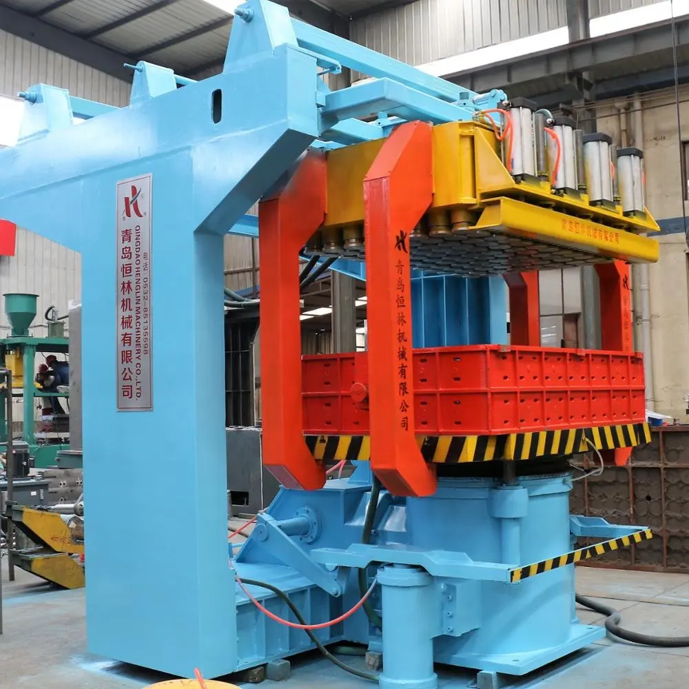 Çin vakum kalıplama yeşil kum üretim hattı sürekli döküm makinesi