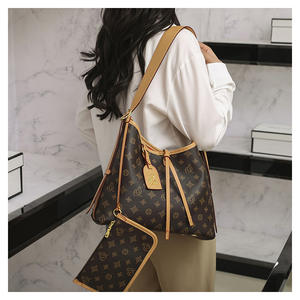 Sac à bandoulière à motif imprimé rétro de créateur de mode élégant Sac fourre-tout seau à lettres avec sacs à main Deux pièces Sacs à main - Product Image 6