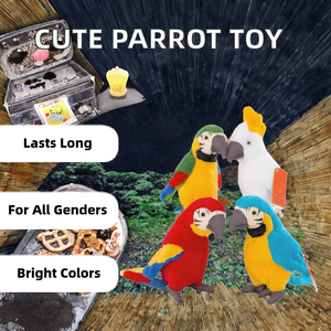 Hete Verkoop Schattige Papegaaien Pop Simulatie Zachte Stof Knuffeldier Vogel Speelgoed Met Pp Katoen Vulling - Product Image 2
