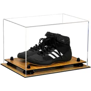 Acrylic Shoe Display Case Lucite Sports Shoes Box for Collection Basketball Shoes Holder