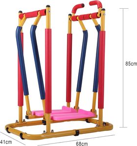 Mini-balançoire pour enfants, appareil d'exercice Air Walker, en acier inoxydable, capacité 50 kg, équipement de fitness sportif d'extérieur, vente en gros à prix abordable - Product Image 2
