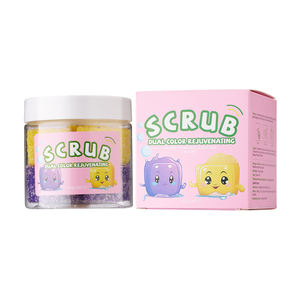 สครับขัดผิวขัดผิวกายทรงสี่เหลี่ยมสองสีทำจากเกลือธรรมชาติทำให้ผิวขาว - Product Image 5