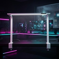 Lampe de bureau LED à spectre complet 24W, sans scintillement, faible lumière bleue, protection des yeux, CRI 95 élevé, contrôle tactile, intensité réglable, pliable, avec pince