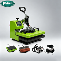 Nouvelle machine de presse à chaud par sublimation 8-en-1, 110V, pour l'impression de t-shirts, mugs, casquettes, assiettes, stylos et chapeaux – Approvisionnement direct usine