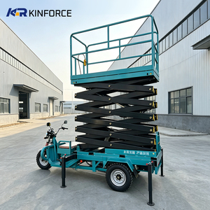 Plataforma Elevadora de Tijera de Bajo Mantenimiento, Elevador de Tijera Confiable para Mantenimiento <span class=keywords><strong>Exterior</strong></span> de Fábricas e Instalación de Alumbrado Público - Product Image 2