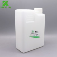 Bouteille en PEHD de 1 L (1000 ml) pour réactif hématologique, utilisée dans les laboratoires avec l'analyseur Shimadzu 8000 pour diluant et tampon.