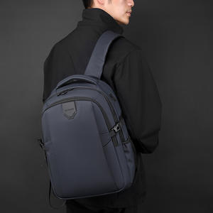 Sac à dos WePower pour homme, grande capacité 20-35L, pour affaires, trajets quotidiens, voyages, extérieur, couleur unie, sangle détachable, noir, gris, bleu foncé - Product Image 4