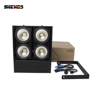 SHEHDS 4 yeux 400W COB LED Blinder Lumière de scène froide et chaude DMX512 COB pour Église et Théâtre