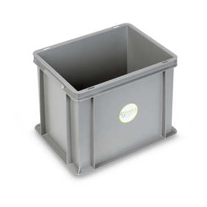 ภาชนะพับได้ทำจากโพลีโพรพีลีนรีไซเคิลความจุ31L 400มม. L x 300มม. D x 320มม. H วางซ้อนกันได้และยุบได้ - Product Image 1