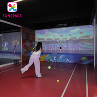 Funspace Otros Juegos Interactivos de Deportes de Interior Simulador de Juegos Interactivos de Habilidades de Competición de Tenis