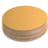 Compressed Paperboard Plain Cut Custom Design Food Grade Round Circle Base Sturdy Cake Tray Gold Cake Board