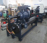 Refroidisseur à vis 120HP 366kW +/-0.5°C pour la production de bouteilles PET certifié CE
