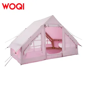 Penjualan terlaris WOQI disesuaikan empat musim tahan air dan tabir surya kualitas tinggi tenda tiup untuk rumah mengumpulkan tenda