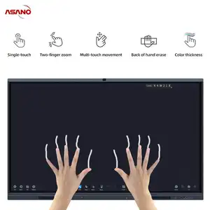 Papan tulis digital interaktif layar sentuh dasar ASANO pabrikan Tiongkok