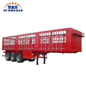 <span class=keywords><strong>Ganado</strong></span> vegetal de la fruta de carga a granel transporte juego camión 3 eje cerca semi remolque - Product Image 1