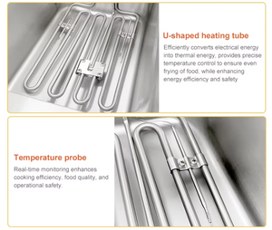 Lianfu مجموعة فرن الطبخ بالغاز الكهربائي ، معدات المخابز ذات الأطباق الفرنسية الساخنة - Product Image 5