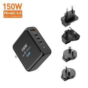 X321อะแดปเตอร์แปลงไฟ150W 30W 4-Port Type-C PD QC3.0 OTP สำหรับเดินทางสำหรับแล็ปท็อปและที่ชาร์จโทรศัพท์มือถือ - Product Image 2