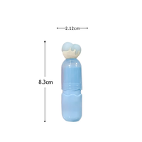 Conception populaire mignon dessin animé coeur crème glacée vide Unique liquide rouge à lèvres conteneur Mini baume à lèvres Tube cosmétiques emballage