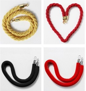 Wedding Supplies Queue Rope Barrier Red Carpet Poles Black Silver Gold <b>Post</b> Stainless Steel Crowd Control Stanchion - Product Image 5