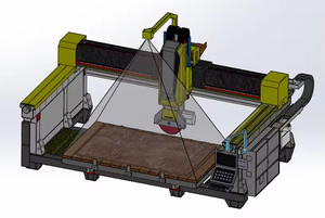 Sistema de Control de Corte para Sierras de Puente de 5 Ejes XIANDA con Computadora Industrial para Granito y Mármol - Product Image 6