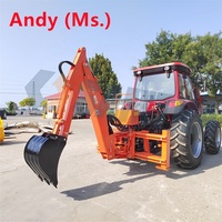 Pelles Rétrocaveuses Compactes Remorquables pour Tracteurs Lovol YTO Dongfeng Utilisées en Australie/Malaisie/Thaïlande/Canada/USA/Colombie/Uruguay