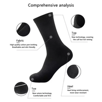 Chaussettes de sport organiques personnalisées OEM unisexes Chaussettes décontractées High-Crew avec emballage pour enfants en saison d'automne