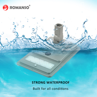 Lampu LED Outdoor All-in-One IP66 10W 20W 30W 40W 60W 80W 51Ah Sensor Mircoware CE ROHS 50000 Jam untuk Jalan Desa